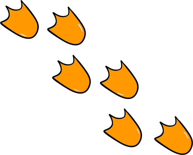 Duck Footprint Icon